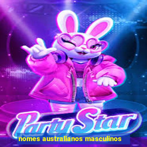 nomes australianos masculinos